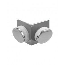 زاوية 90 زجاج زجاج غطاء مدور كروم لميع